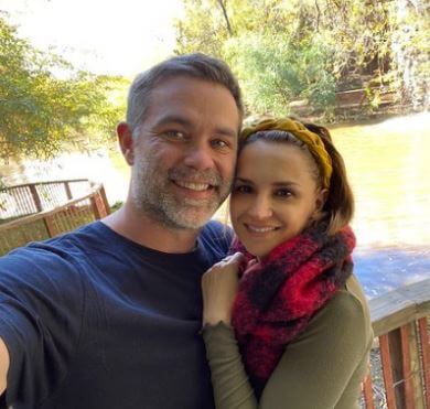 Theodore Vigo Sullivan Gillies mother Rachael Leigh Cook with her current boyfriend Kevin Mann.
